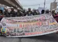 Cerca al APEC! Manifestantes marchan contra el Ejecutivo a pocas cuadras del Mincul