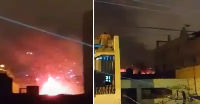 Incendio acaba con la vida de una pareja de ancianos en Comas.