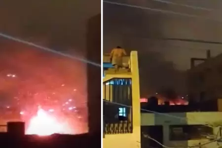 Incendio acaba con la vida de una pareja de ancianos en Comas.