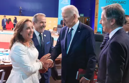 Dina Boluarte y Joe Biden sostienen reunin bilateral