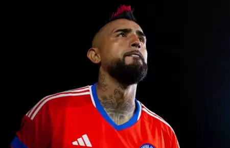 Arturo Vidal ser titular y capitn de Chile en el duelo ante Per.