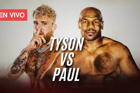 Mike Tyson vs Jake Paul.