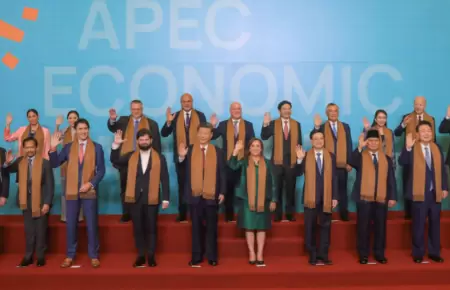 Lderes de economas en cierre de APEC.