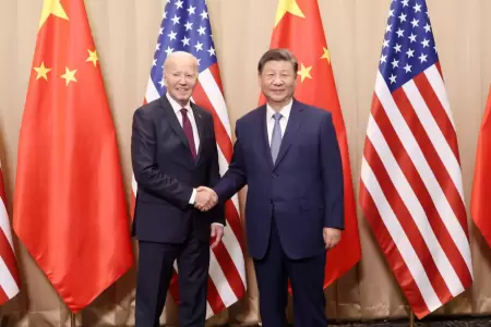 Joe Biden y Xi Jinping se reunieron en el Per