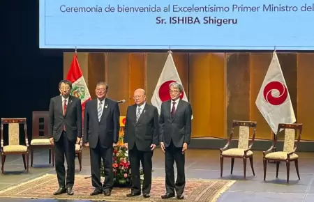 Primer ministro de Japn resalta relacin con Per.