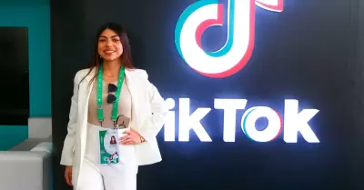 Paola Gallegos, influencer peruana que se reuni con CEO de TikTok.