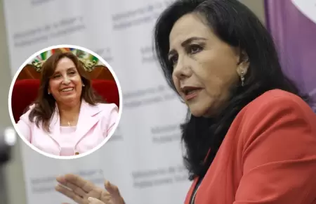 Gloria Montenegro arremete contra presidenta Dina Boluarte