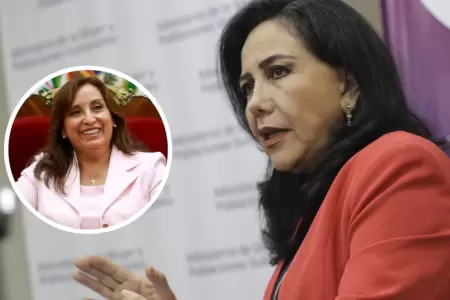 Gloria Montenegro arremete contra presidenta Dina Boluarte