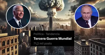 'Tercera Guerra Mundial' se vuelve tendencia.