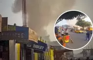 Terrible! Incendio cerca al mercado 'Las Malvinas' genera pnico entre comerciantes en Chimbote