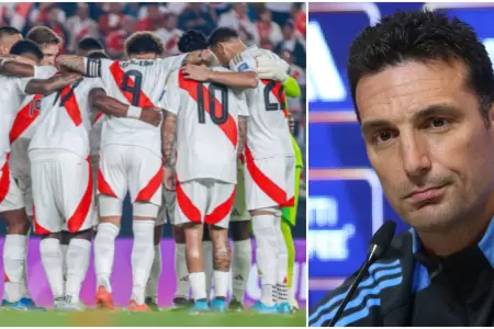 Scaloni habla sobre la seleccin peruana