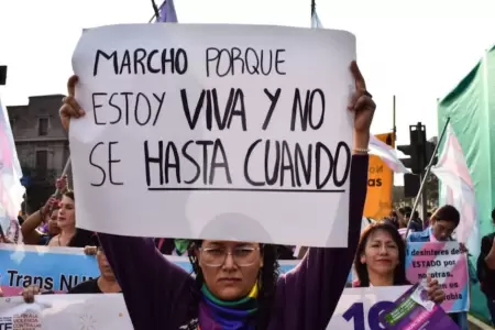 Marcha 25N en Per