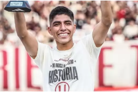 Piero Quispe recibe regalo de Universitario para su primera hija