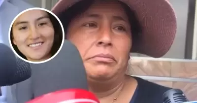 Madre de Sheyla Rojas brinda declaraciones y exige justicia