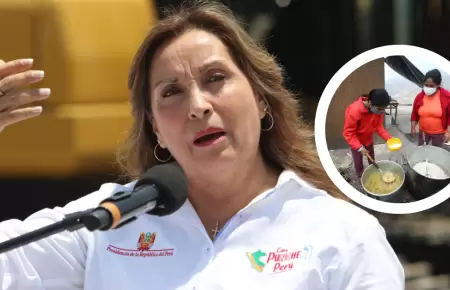 La presidenta Dina Boluarte dijo en una actividad del Ministerio de Agricultura