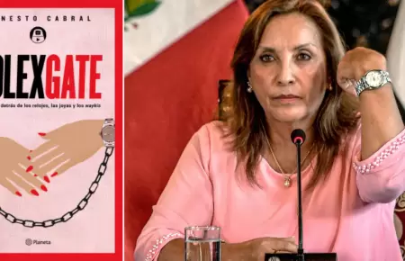 Revelan que Dina Boluarte tenia objeto extrao en su cartera.