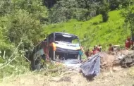 Accidente en Moyobamba: Mininter enva avin para evacuar a heridos tras despiste en viaje escolar