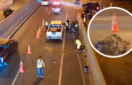 Accidente en Puente Piedra deja una joven fallecida y otro herido.