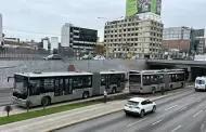 Va Expresa: Carril del Metropolitano queda inhabilitado por triple choque frente al Estadio Nacional