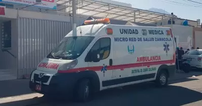 Escolar fallece en ambulancia camino al hospital regional.