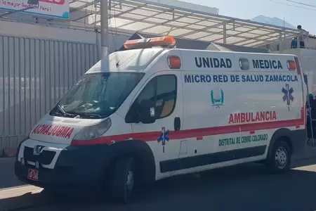 Escolar fallece en ambulancia camino al hospital regional.