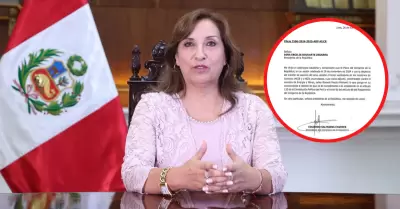 Dina Boluarte fue notificada sobre la censura al ministro de Energa y Minas, R