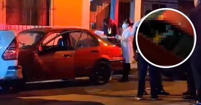 Asesinan a joven dentro de su auto en el Callao.