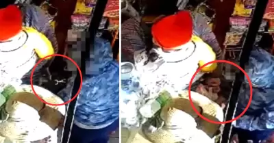 Madre de familia utiliza a su hijo para robar en tienda de Huancayo.