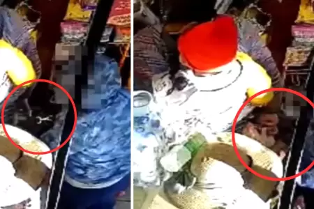 Madre de familia utiliza a su hijo para robar en tienda de Huancayo.