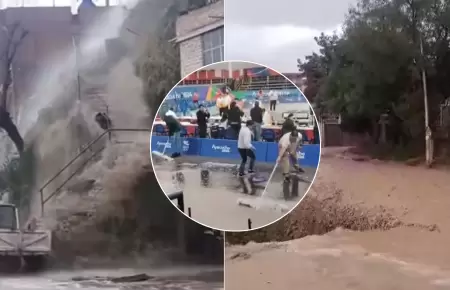 Reportan inundaciones en Ayacucho.