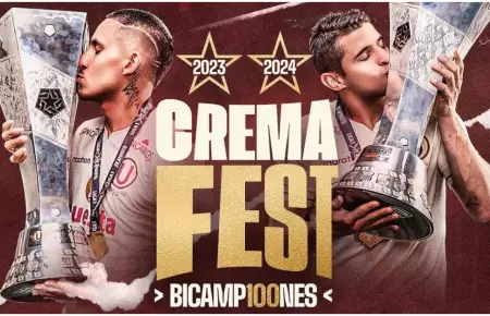 Universitario de Deportes anuncia el Crema Fest