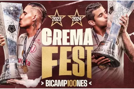 Universitario de Deportes anuncia el Crema Fest