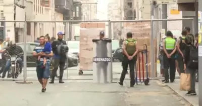 Cierran acceso a Mesa Redonda.