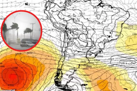 Alerta naranja Lima, Callao por el Anticicln del Pacfico Sur