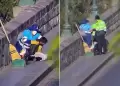 Heroico! Trabajadora de limpieza salva a joven que intent arrojarse desde puente en Arequipa