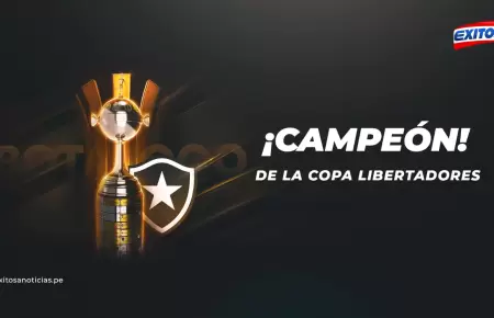 Botafogo se consagr campen de la Copa Libertadores 2024.