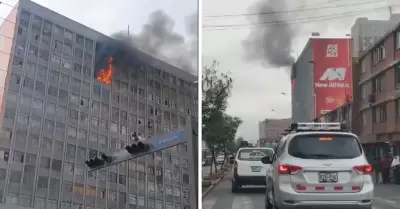 Incendio en el Cercado de Lima