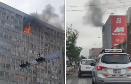 Incendio en el Cercado de Lima