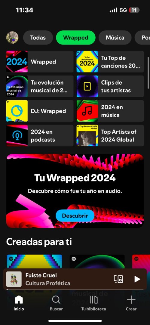 As es el Spotify Wrapped 2024.