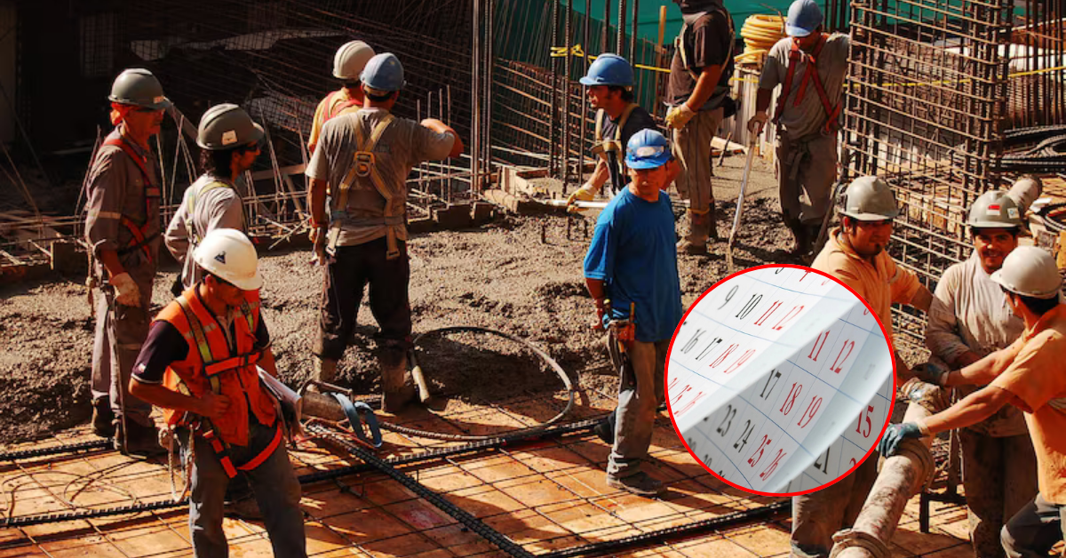 Feriados y días no laborables.