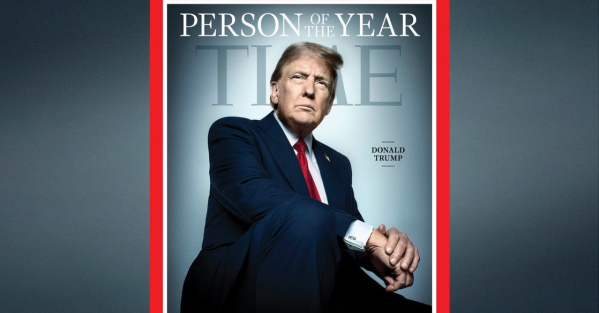 Donald Trump es nombrado como 'Persona del Año 2024' según portada de la revista Time