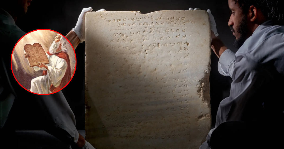 Subastan tabla de los Diez Mandamientos hallada en Israel: Tiene 1700 años de antigüedad y le falta un mandato