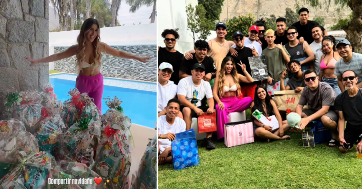 Yahaira Plasencia celebra NAVIDAD con lujoso agasajo para sus trabajadores: Buffet, canastas, y más