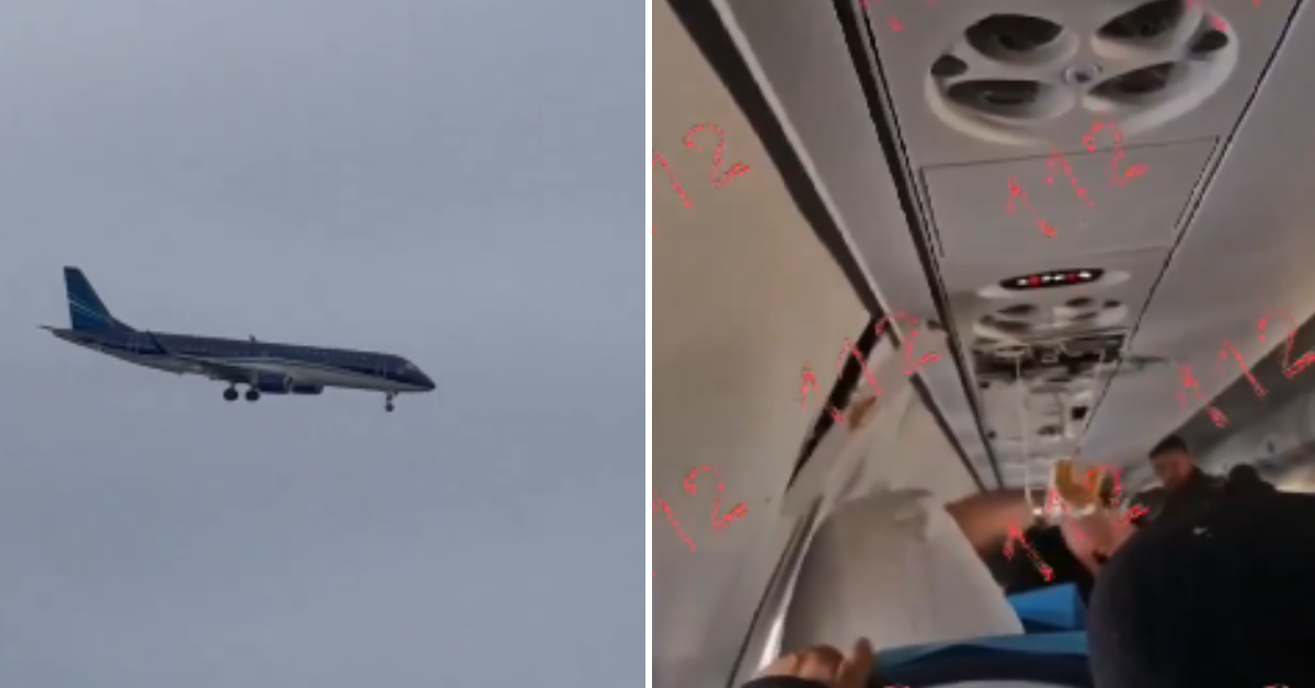 Avión se estrella en Navidad: Video registra últimos momentos antes del terrible choque en Kazajistán