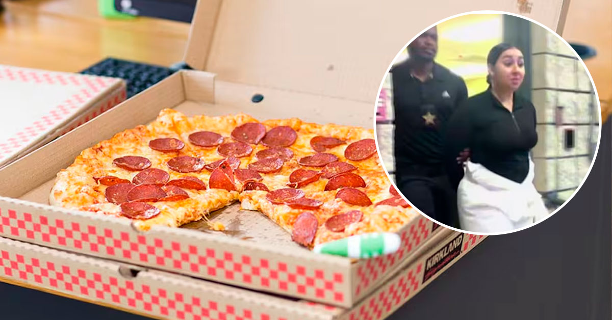 ¡Terrible! Repartidora de pizzas ataca a cliente embarazada por darle poca propina