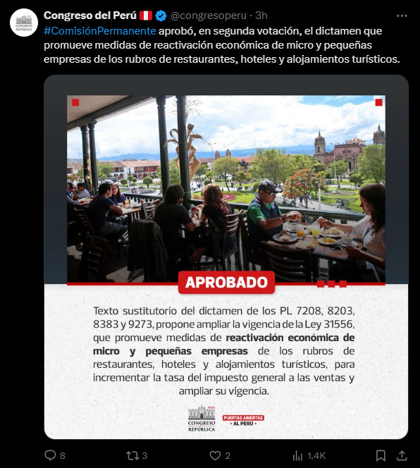 Micro y pequeas empresas de los rubros de restaurantes, hoteles y alojamientos tursticos.