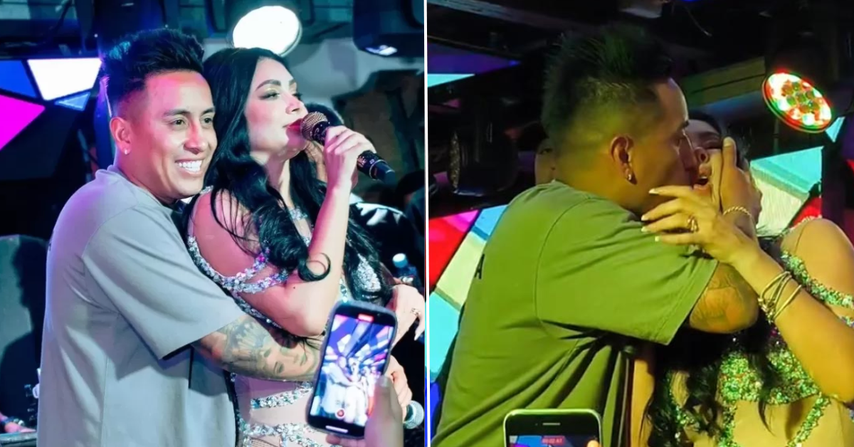 Pamela Franco derrocha TERNURA con Christian Cueva durante SHOW: "Te quiero como nunca nadie te amó"