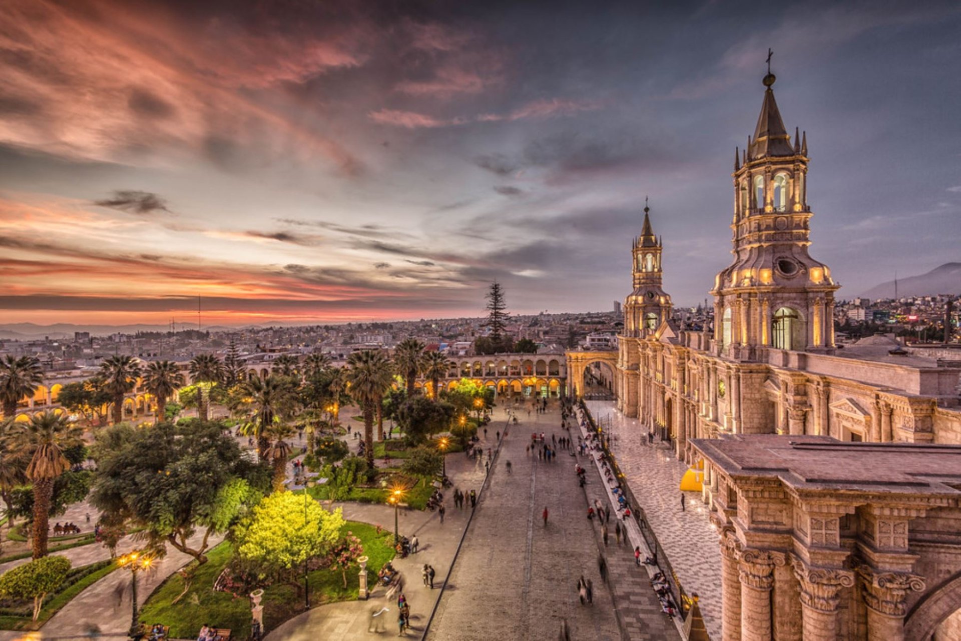 Arequipa es la capital de la poca colonial de la regin de Arequipa en Per