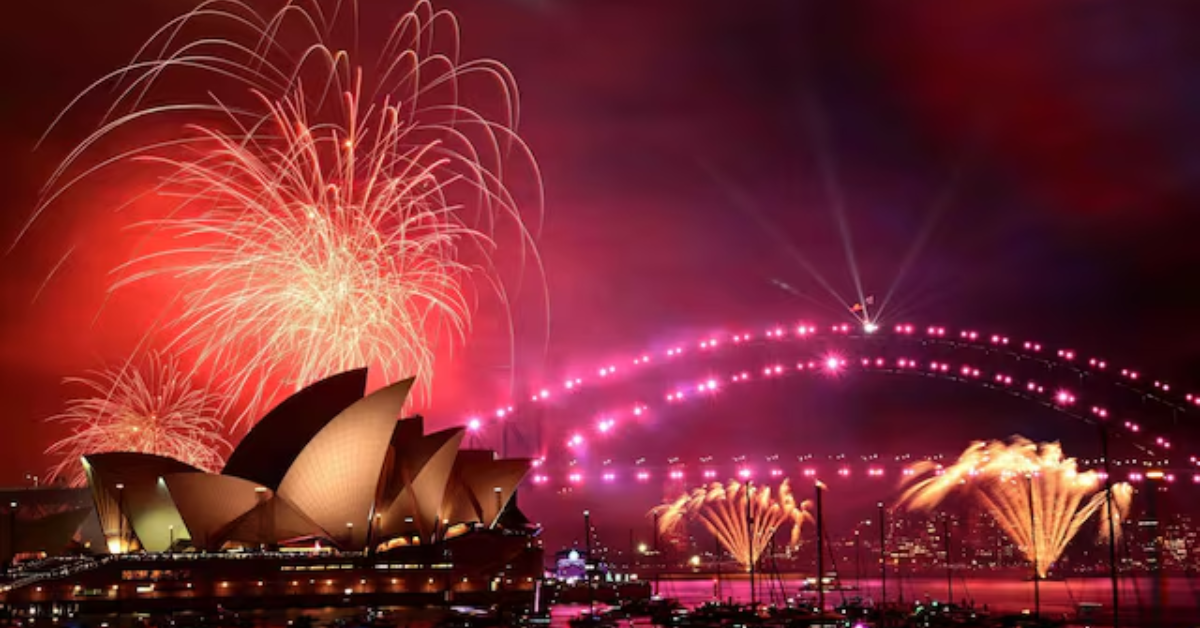 Australia ya vive el Año Nuevo: Ciudadanos festejan primeras horas del 2025 con increíbles fuegos artificiales