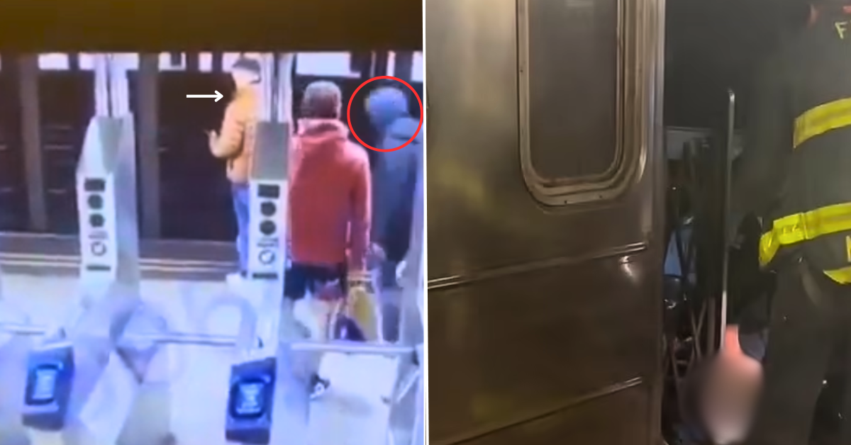 ¡Terrorífico! Hombre fue ATROPELLADO luego de que sujeto lo empujó a las vías del Metro